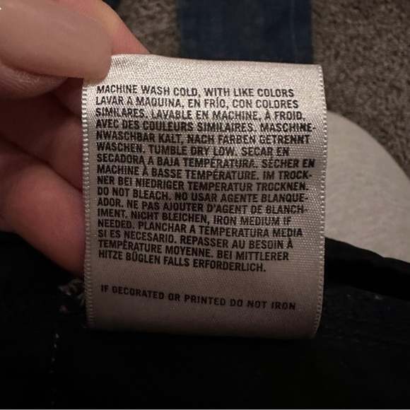 7 For All Mankind Maternity Jeans Bootcut Belly Panel Stretch Denim Size 30 USA - Picture 9 of 10